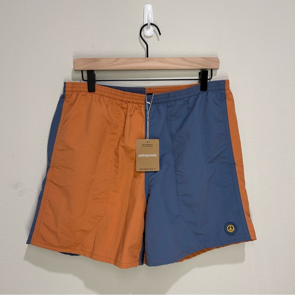Patagonia Other - Patagonia Baggies Shorts 5" – Men’s Medium – Utility Blue – Peace Patch – NWT